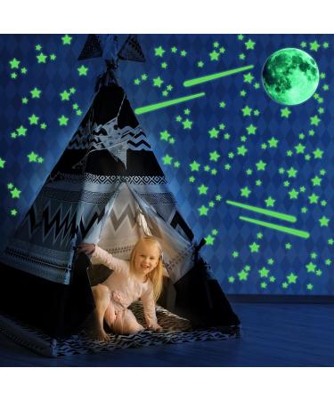 Ezigoo Glow in The Dark Stars Stickers - 476Pcs Luminous Decals for Kids Bedroom - Adhesive DIY Wall Stickers for Nursery Room - Ceiling Glow in The Dark Stickers for Baby Toddler Children - Buy Online on SooperMarket.com