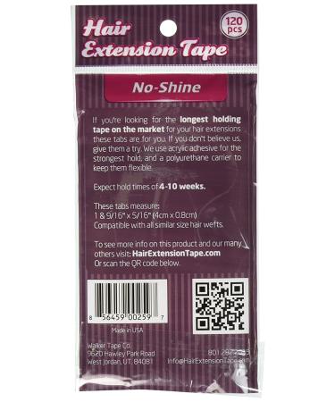Walker Tape No Shine Bonding Double Sided 4cm x 0.8cm - 120 Pieces | Strong Adhesive Tape - Buy Online on SooperMarket.com