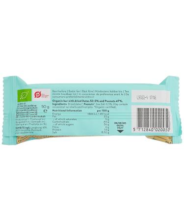 Raw Bite Peanut Raw Food Bars - Pack of 12 (12 x 50g) | Healthy Snack for Energy & Nutrition - Buy Online on SooperMarket.com