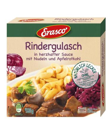 Erasco Menu Beef Goulash 480g - Buy Authentic German Cuisine Online | Fast International Shipping - Buy Online on SooperMarket.com