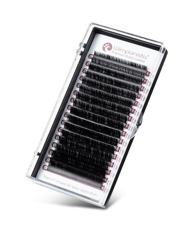 Premium Silk Eyelashes - Individual C Curl Extensions 0.15mm | 8-14mm Lengths | 16 Strips by Wimpanista - International Shipping Available - Buy Online on SooperMarket.com