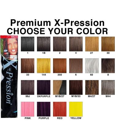 X-pression Premium Original Hair Braid (Pack of 4 SM1B/BG) SM1B/BG pack of 4 - Buy Online on SooperMarket.com