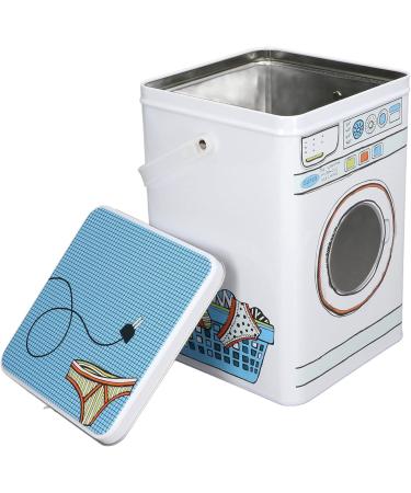 Jeanoko Laundry Detergent Container Washing Machine Modeling Washing Powder Container Large Capacity Glossy Rounded Corners for Storage - Buy Online on SooperMarket.com