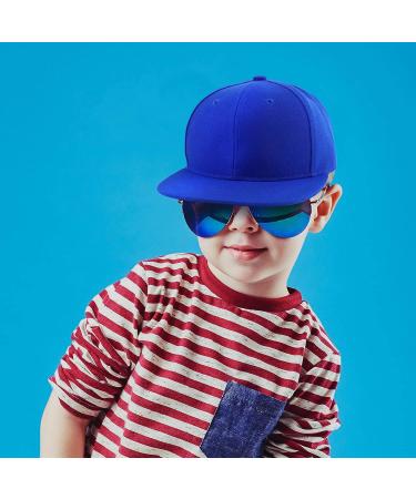 Infant to Toddler Kid's Black Flatbill Snapback Cap - Trendy Apparel Shop - One Size - Buy Online on SooperMarket.com