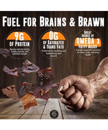 Kaimana Jerky Ahi Tuna Sampler Bundle - All-Natural Wild Caught Tuna Jerky | 9g Protein & Omega-3s | Made in USA (5 Pack) - Buy Online on SooperMarket.com