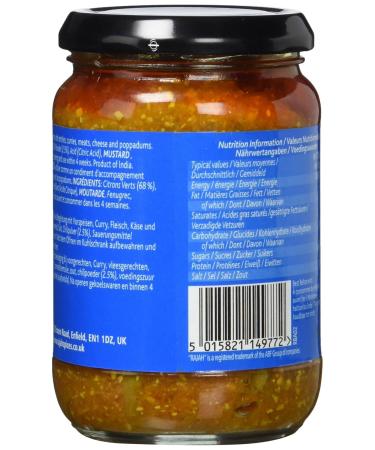 Rajah Hot Lime Pickle - Spicy Pickled Limes for Curries & Starters - 300g | International Shipping - Buy Online on SooperMarket.com