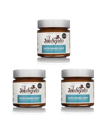 Joe & Seph's Salted Caramel Sauce (3x230g) |salted caramel caramel drizzle ice cream sauce caramel sauce for coffee vegetarian home baking cakes Salted Caramel 3x230g