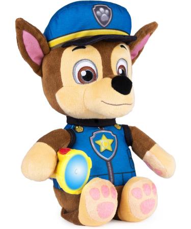 Paw Patrol Snuggle Up Chase Plush with Torch and Sounds - Best for Kids 3+ - Grey - Buy Online on SooperMarket.com