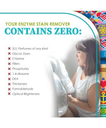 Truly Free Natural Stain Remover - Water-Activated Enzymes for Food Blood Grass & Pet Stains (50 Scoops) - Eco-Friendly & Effective - Buy Online on SooperMarket.com
