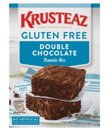 Krusteaz Gluten Free Double Chocolate Brownie Mix (Pack of 3)