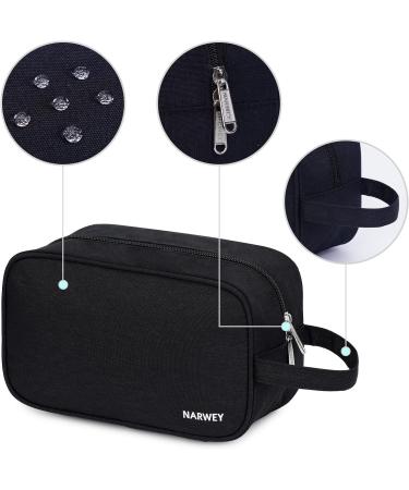 Travel Toiletry Wash Bag for Men and Women Traveling Dopp Kit Shaving Bag for Toiletries Accessories (Black) A-black - Buy Online on SooperMarket.com