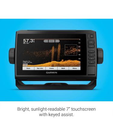 Garmin ECHOMAP UHD 74Cv 7 Touchscreen Chartplotter with U.S. BlueChart G3 and GT24UHD-TM Transducer - Buy Online on SooperMarket.com