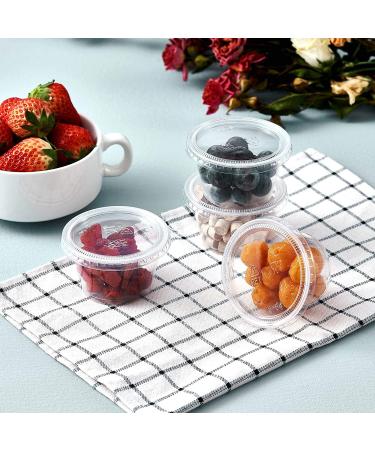 Mr. Miracle 1-Ounce Jello Shot Souffle Cups and Lids - 125 Sets Translucent Pack for Parties - Buy Online on SooperMarket.com