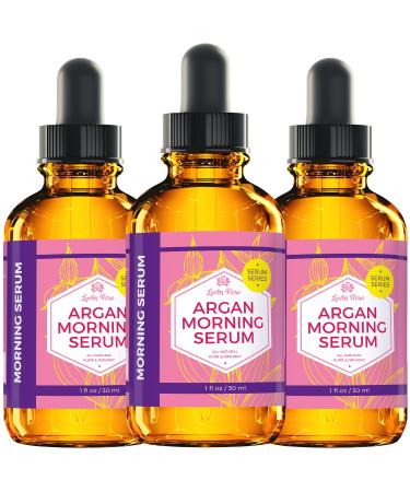 Leven Rose Argan Oil Morning Face Serum - Natural Collagen | Dark Spot Remover | Anti Aging Moisturizer - 1 oz - Buy Online on SooperMarket.com