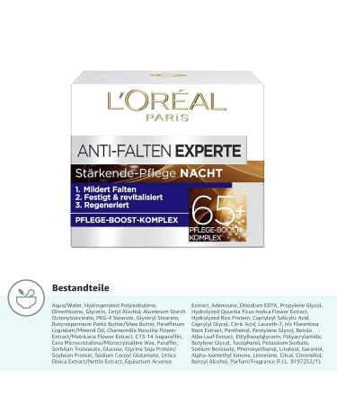 L'Or al Paris Night Care - Anti-Aging Night Cream with Vitamin B3 & E Reduces Wrinkles & Revitalizes Skin 50ml - Buy Online on SooperMarket.com
