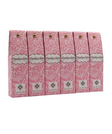 Leo & Lilo Small Greeting thank you gift set with 6 hand creams with organic oils in magical packaging natural cosmetics made in Germany