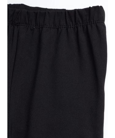 DKNY Girls' 2-Piece Fleece Pullover Sweatshirt & Stretch Leggings Set, Black/White - Size 7 - Buy Online on SooperMarket.com
