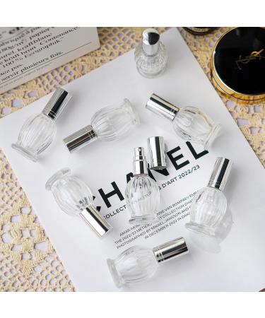 YU FENG 12pcs Clear Glass Spray Bottles - Refillable Essential Oil & Perfume Bottles with Funnel & Pipette Dispenser - Buy Online on SooperMarket.com