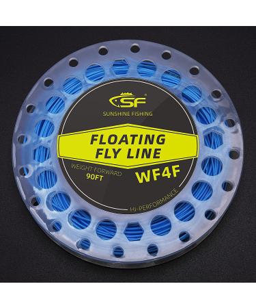 SF Fly Fishing Floating Line | Welded Loop Weight Forward Fly Line 90FT WF2-WF9F Sky Blue - Buy Online on SooperMarket.com