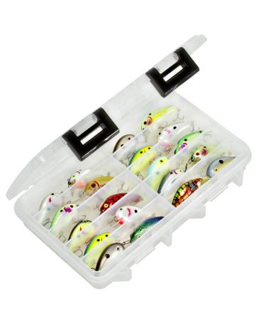Plano Elite Series Crankbait StowAway 3600, Small, Transparent, Holds Up To 20 Individual Crankbait Lures, Tangle-Free Bait Tackle Storage And Organizer, Utility Boxes For Fishing Medium