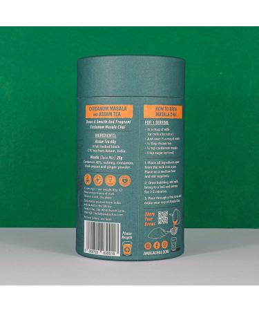 Cardamom Masala & Assam Tea Kit for 15 Cups | Authentic Masala Chai Blend - Buy Online on SooperMarket.com