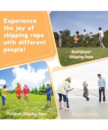 Multi-Purpose 5m Jump Rope for Kids & Adults - Wooden Ball Handle Perfect for Group Play - Buy Online on SooperMarket.com