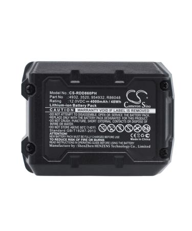 4000mAh Replacement Battery for AEG BSS12C BS12C BLL 12C BLL12C BSS 12C BSB 12C BS12C2 BWS12CBWS BS 12C BWS 12C 954932 584932 4932 3526 3520 L1215R L1215P L1215 (12.0V)