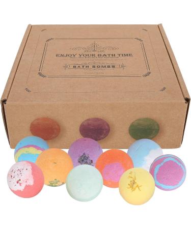 9PCS Bubble Salt Bubble Ball Set - Natural Handmade Organic Foot Bath Spa Balls for Women | Moisturizing Skin Gifts - Buy Online on SooperMarket.com
