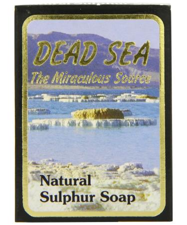 (Pack Of 3) Natural Sulphur Soap | MALKI DEAD SEA SOAPS - 100% Na