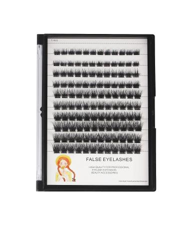 Bodermincer 120pcs Mixed Segment Cluster Individual Eyelashes - Professional Makeup Grafting Fake Eyelashes - 8-16mm Size Range - Buy Online on SooperMarket.com
