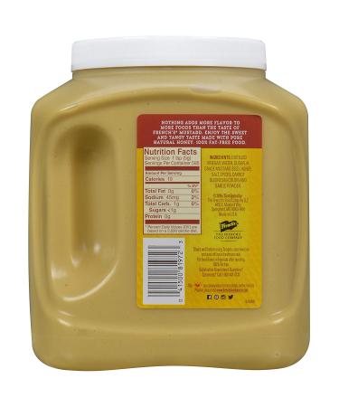 French's Honey Mustard 105 oz - Best Dipping Sauce for Sandwiches, Burgers, and More - 6.56 Pound Container - Buy Online on SooperMarket.com