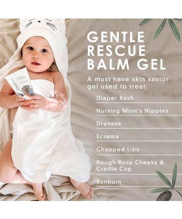 VIVAIODAYS Olive Oil Rescue Balm Gel - 100% Natural & Organic | Prevent Diaper Rash, Relieve Eczema | Face Moisturizer | COSMOS Certified | Safe for All Ages | 75ml - Buy Online on SooperMarket.com