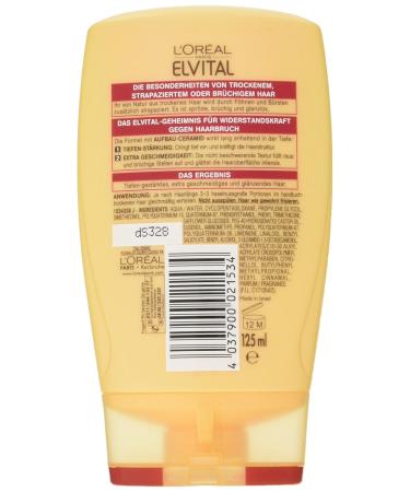 L'Or al Paris Elvital Anti-Hair Breakage Treatment 125ml - Instant Rebuilding for Stronger Hair | Buy Now Internationally - Buy Online on SooperMarket.com