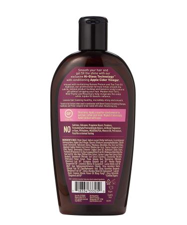 Desert Essence Smoothing Shampoo - 10 oz | Hi-Gloss, Sulfate-Free, Apple Cider Vinegar & Tea Tree Oil, Boosts Shine 5x - Buy Online on SooperMarket.com