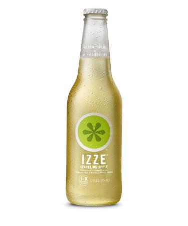 IZZE Apple Sparkling Juice 12 Fl Oz (Pack of 4) - Delicious and Refreshing - Buy Online on SooperMarket.com