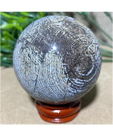 Brazil Black Line Agate Sphere Natural Quartz Crystal Gift Home Furnishing Articles Ball+Stand 1pc (Color : 200-210g) - Buy Online on SooperMarket.com