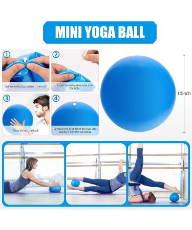 Yoga Blocks Set with Mini Ball, Resistance Bands, Jump Rope & Gym Bag - Pilates & Stretching Accessories - Buy Online on SooperMarket.com