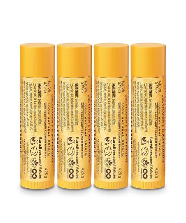 Burt's Bees Holiday Gift Set - 4 Classic Beeswax Lip Balms for Stocking Stuffers - Buy Online on SooperMarket.com