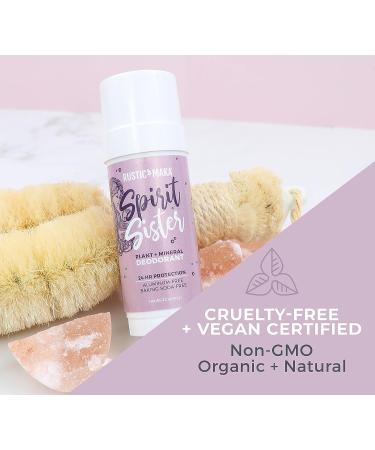 Rustic MAKA Spirit Sister Natural Deodorant for Women - Aluminum, Paraben, and Baking Soda Free, with Magnesium, Vegan and Cruelty-Free - Buy Online on SooperMarket.com