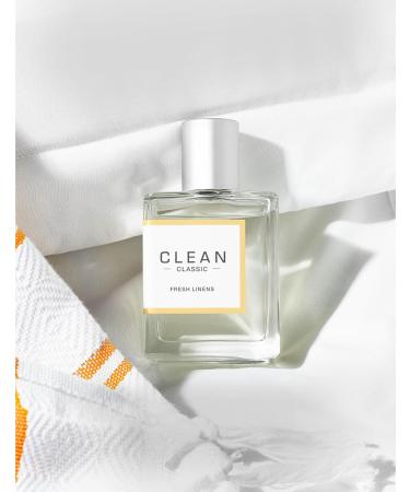 CLEAN CLASSIC Eau de Parfum Light Casual Perfume Layerable Spray Fragrance Formulated with Vegan Phthalate-Free & Paraben-Free Ingredients 1 Fl Oz (Pack of 1) Fresh Linens - Buy Online on SooperMarket.com