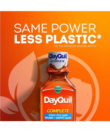 Vicks DayQuil COMPLETE Cold Flu & Congestion Liquid Medicine 236 mL 236 ml (Pack of 1) - Buy Online on SooperMarket.com