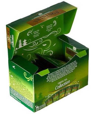 Twinings of London Green Tea Selection - 20 Piece Collection (34g) - Premium Quality Green Tea for Optimal Health - Buy Online on SooperMarket.com