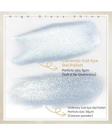 MIZHSE Holographic Glitter Cat Eye Gel Nail Polish Set 8 Colors Red Cat Eye Gel Nail Polish Kit Magnetic Nail Polish Sets with Magnet Soak Off Led Gel Nail Polish Nail Art Gel Manicure Salon DIY Gifts 308 - Buy Online on SooperMarket.com