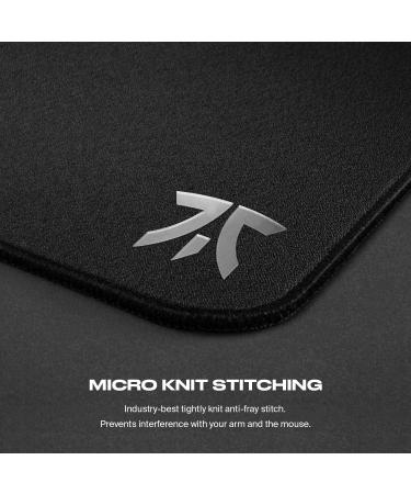 Buy Fnatic Dash XD Extended Gaming Mat | Professional E-sports | Non-Slip Rubber | Sewn Edges | XL Size 950x500mm | Black Hybrid Fabric - Buy Online on SooperMarket.com