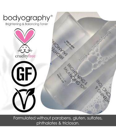 Bodyography Skin Brightening Toner - Anti-Aging Removes Blackheads Vegan & Cruelty-Free | 6 Fl. Oz - Shop Now - Buy Online on SooperMarket.com