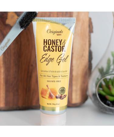 Africa's Best Originals Honey and Castor Edge Hair Gel - Sulfate-Free 4 oz - Buy Online on SooperMarket.com