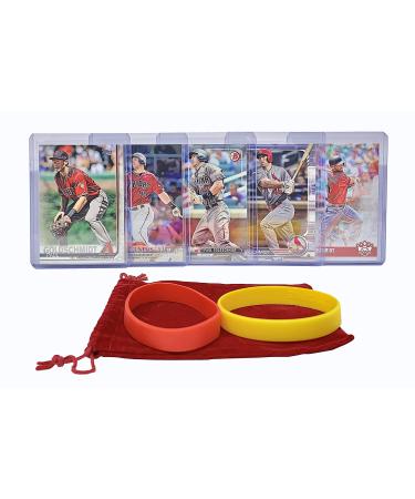 Paul Goldschmidt Baseball Cards (5) ASSORTED St. Louis Cardinals Trading Card and Wristbands Gift Bundle