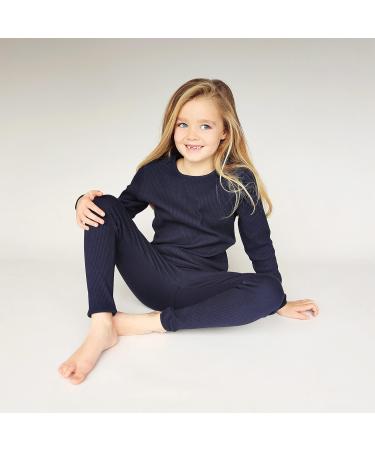 DreamBuy Ribbed Pyjama/Tracksuit/Loungewear in 20 Colors | Unisex Boys/Girls, Women/Men | 6-7 Years | Oxford Blue - Buy Online on SooperMarket.com