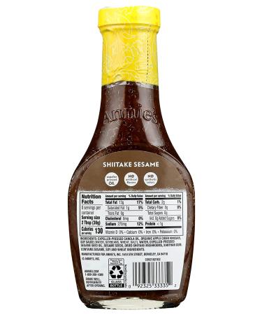 Annie's Natural Shiitake Sesame Salad Dressing 8 fl oz - Non-GMO | Buy Online - Buy Online on SooperMarket.com