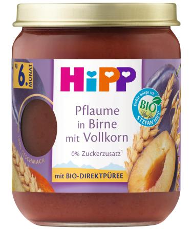 HiPP Premium Fruit & Grain 160g DA44003 F&G Plum/Whole Milk 160g 160g Plum/Whole Milk